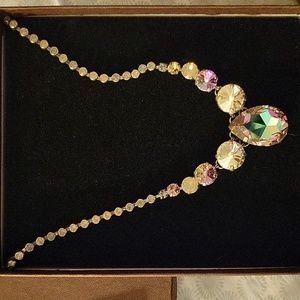 Sorrelli white pink necklace